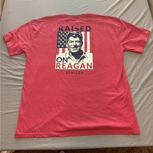 Burlebo Men's Red T-Shirt with Pocket - Reagan